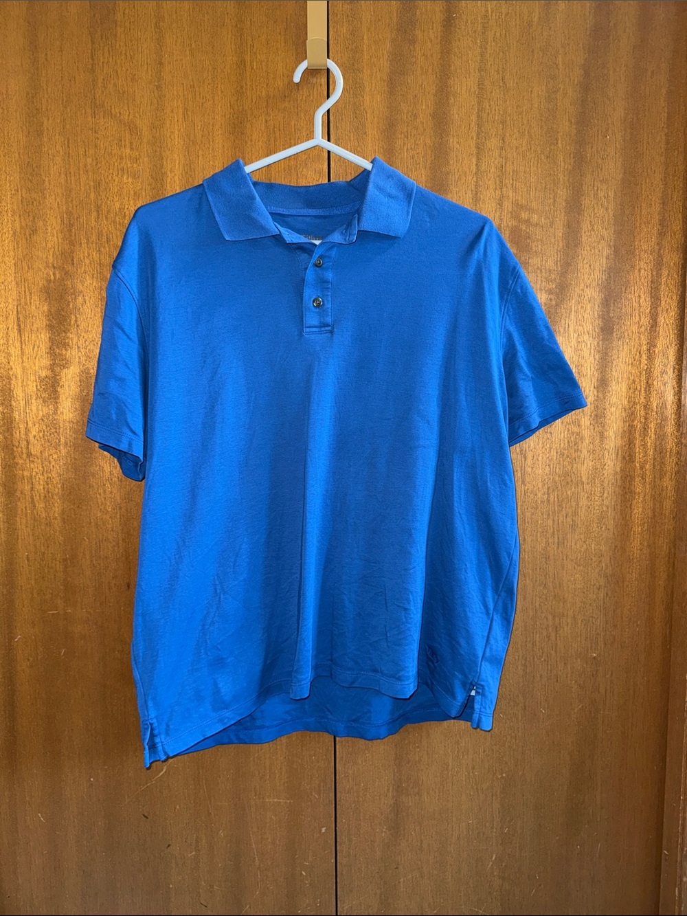 Classic Blue Short-Sleeve Polo Shirt – Comfortable Everyday Essential